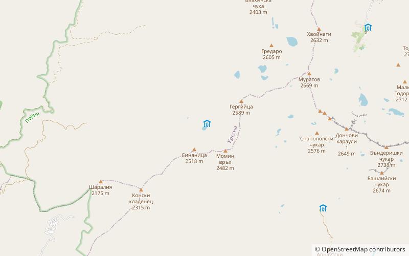 Sinanishko Lake location map