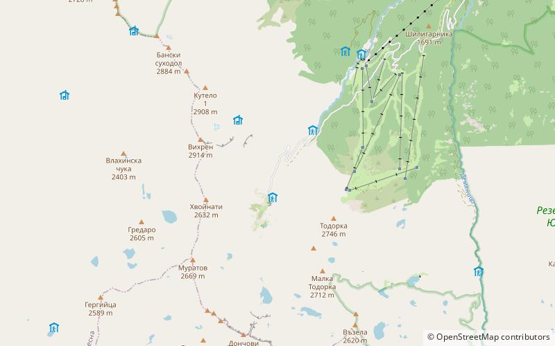 Schronisko Wichren location map