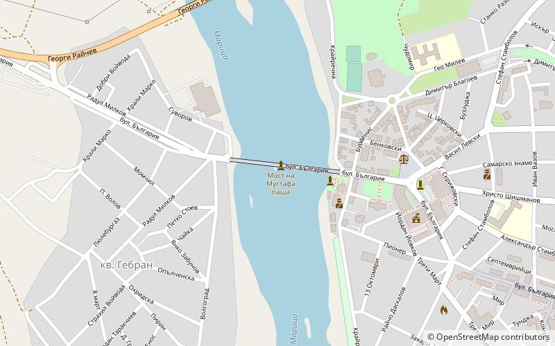 Old Bridge location map