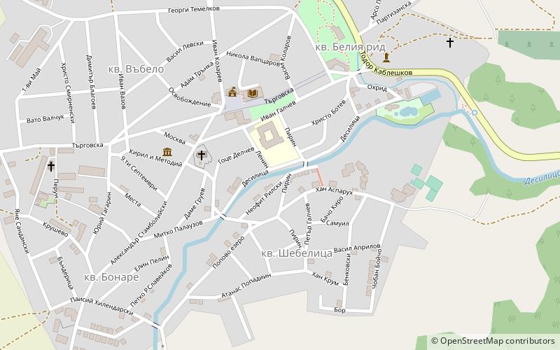 Dobrinishte location map