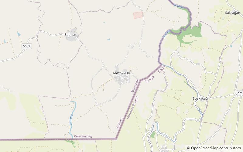 Matochina location map