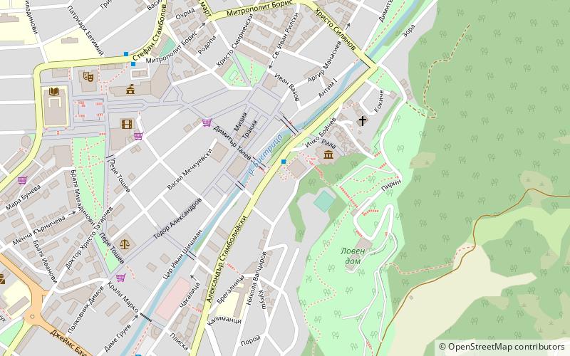 Pametnikt na Makedono-odrinskoto oplcenie location map