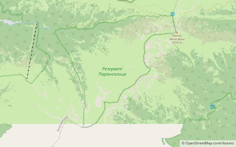 Bayuvi Dupki–Dzhindzhiritsa location map