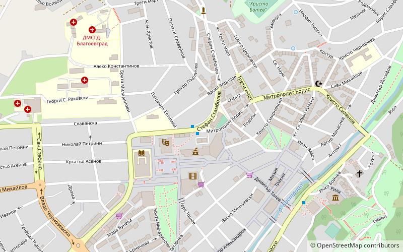Blagoévgrad location map