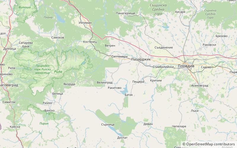 Tsepina location map