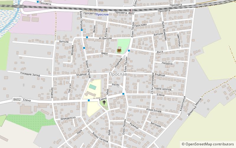 proslav plovdiv location map