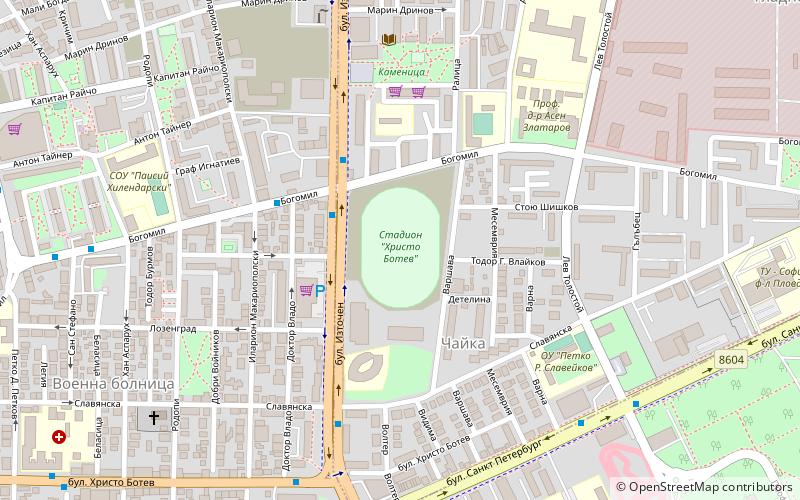 Hristo Botev Stadium location map