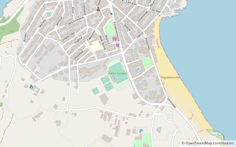 arena sozopol sosopol location map