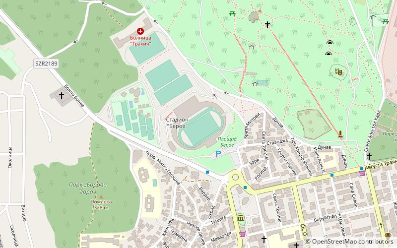 Stadion Beroe location map