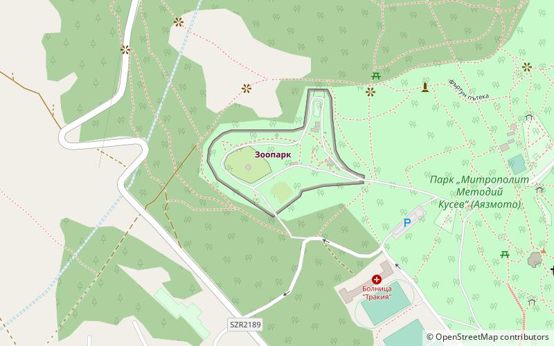 Stara Zagora Zoo location map