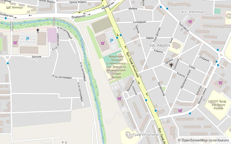 Faculty of Engineering and Technology Yambol location map