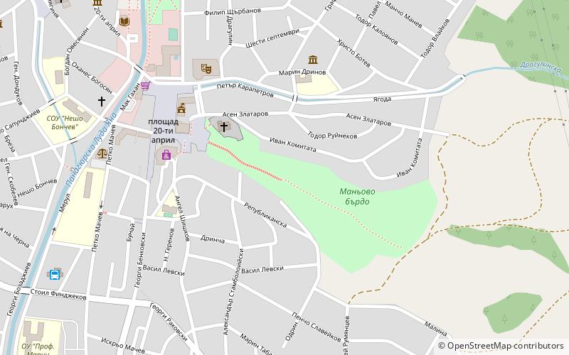 Apriltsi Memorial Complex location map