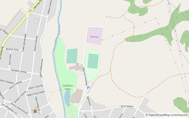 orcho voivoda stadium panaguiurishte location map