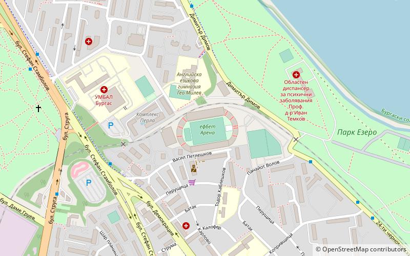 Stadion Lazur location map
