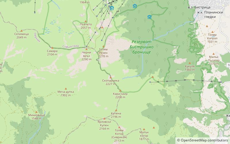 Skoparnik location map
