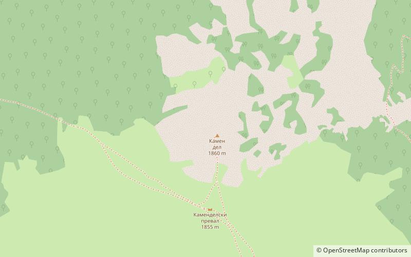 Kamen Del location map