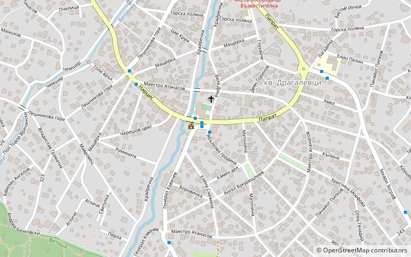 Dragalevtsi location map