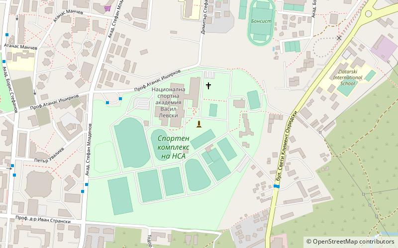 nationale sportakademie wassil lewski sofia location map