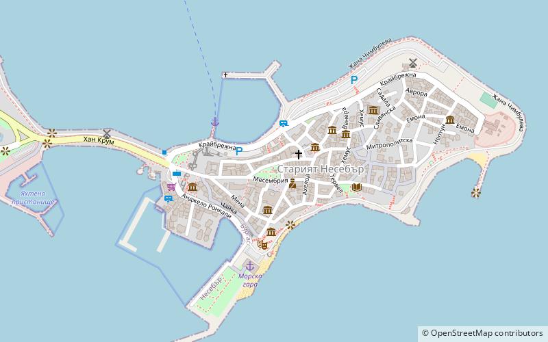 hristos pantokrator nesebar location map