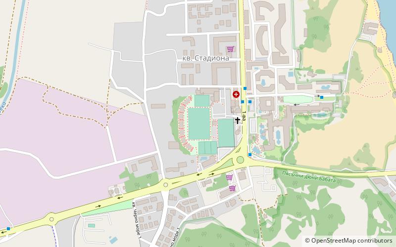 Stadion Nesebar location map