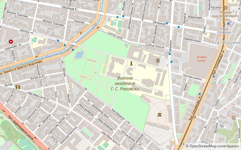 Georgi Rakovski Military Academy location map