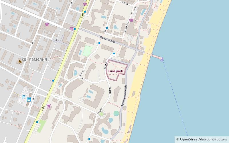 Luna park location map