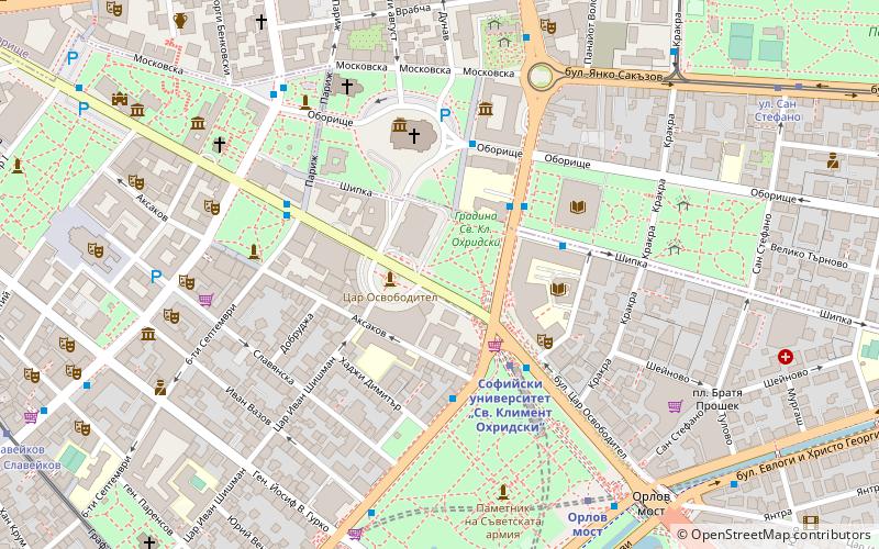 bulgarisch orthodoxe kirche sofia location map