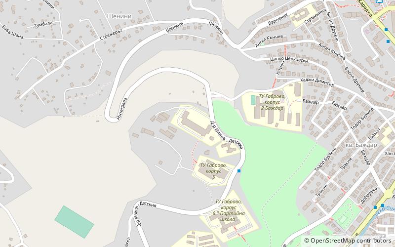 Technical University of Gabrovo location map