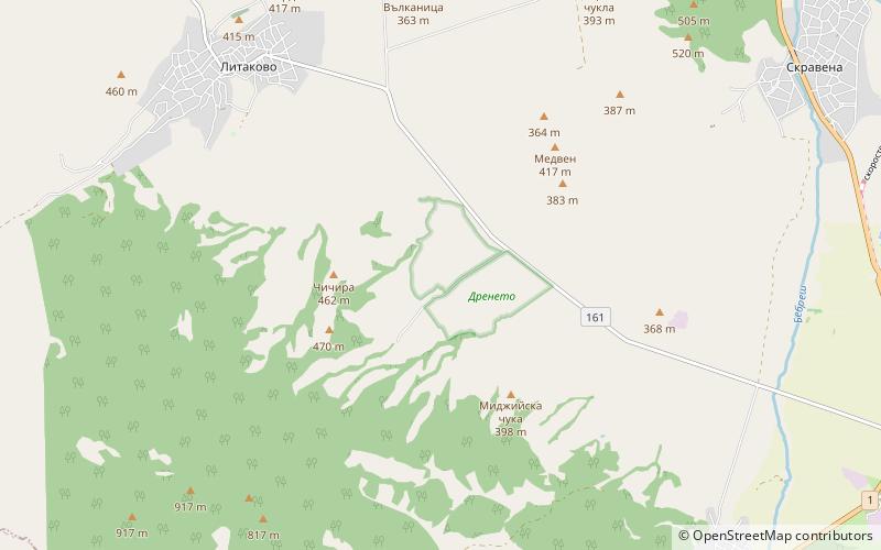 Dreneto location map