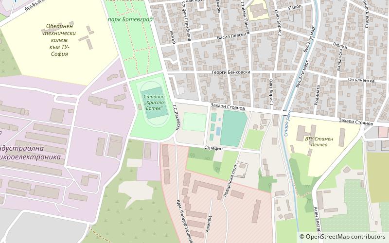 Arena Botevgrad location map