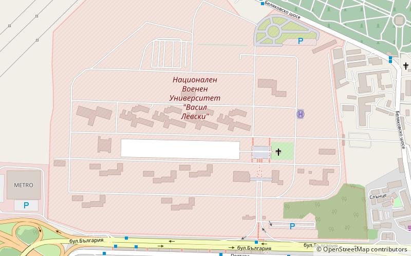 Vasil Levski National Military University location map