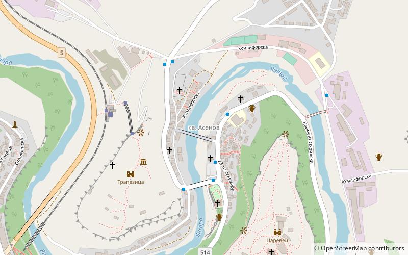 Asenov location map
