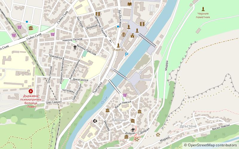 Pokritija most location map