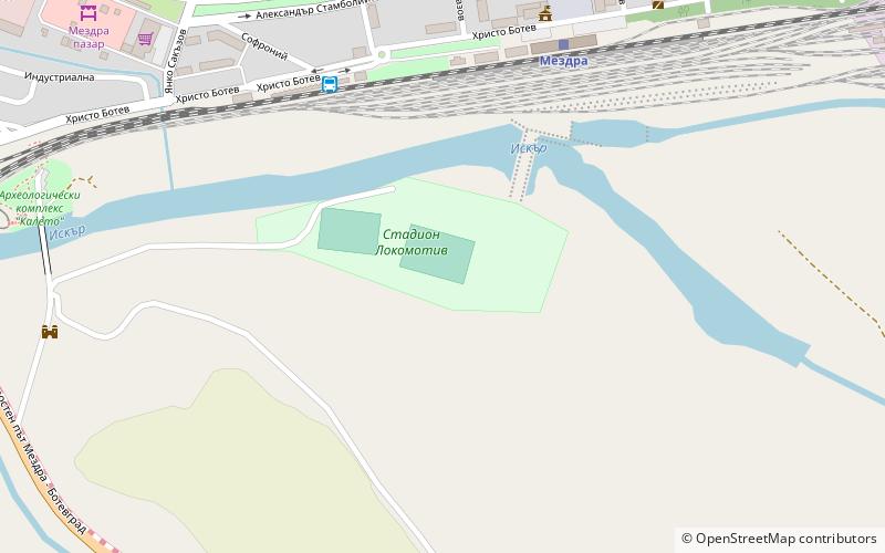 Lokomotiv Stadium location map