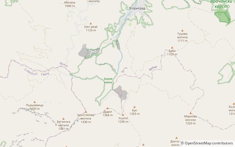Borov Kamak location map