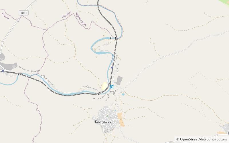 iskar panega geopark location map