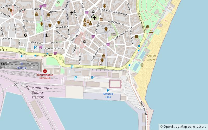 Roman Baths location map