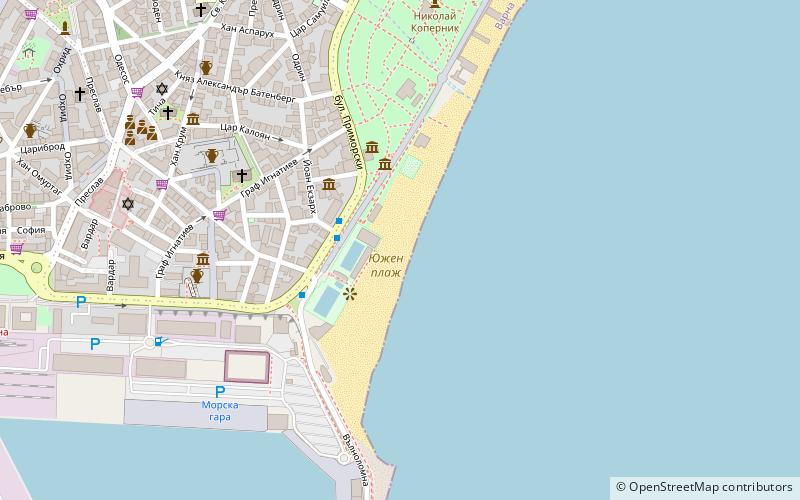 south beach varna location map