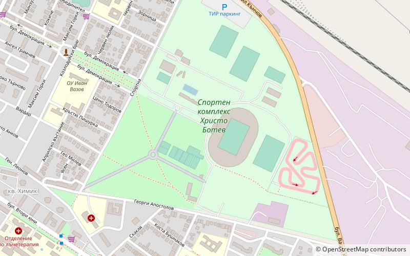 Hristo Botev Stadium location map