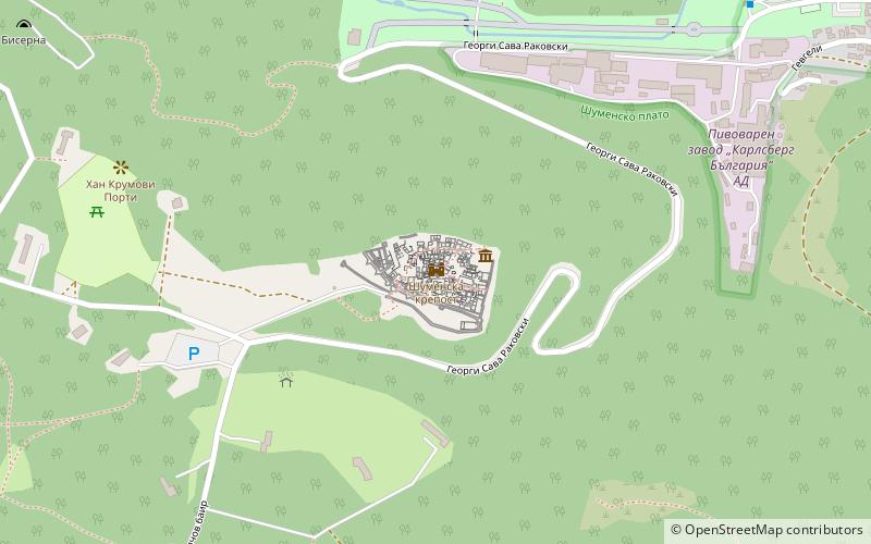 Festung Schumen location map