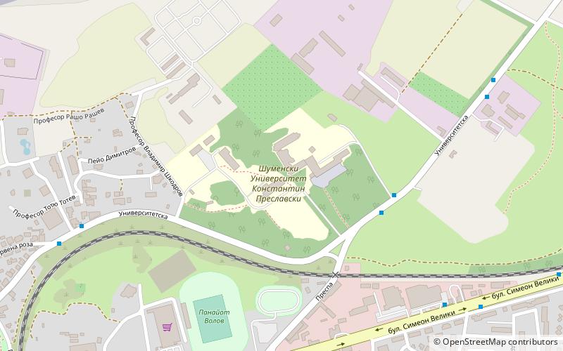 shumen university szumen location map