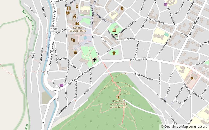 Bistreshky Monastery location map