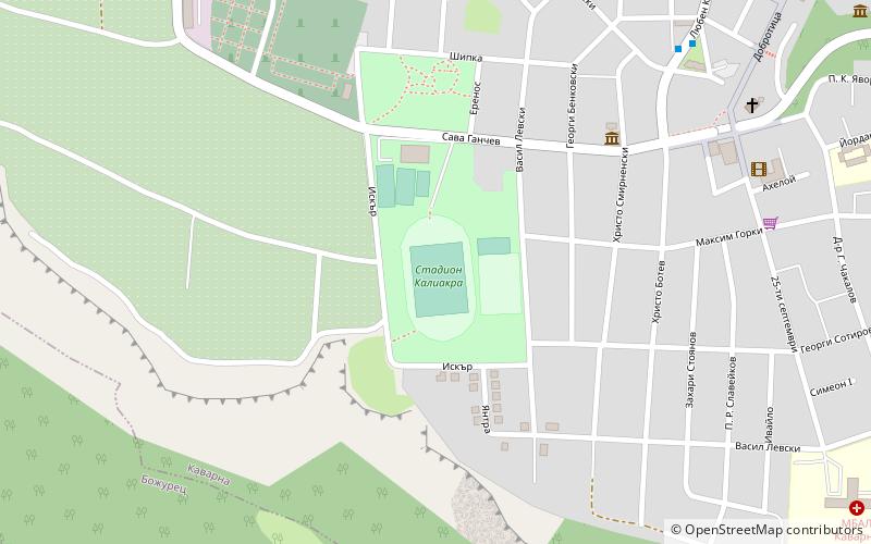 kavarna stadium location map