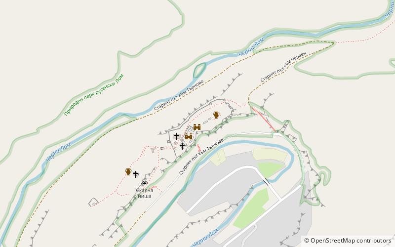 Cherven Fortress location map