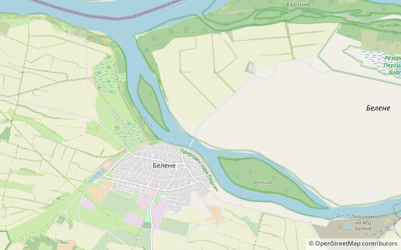 Belene labour camp location map