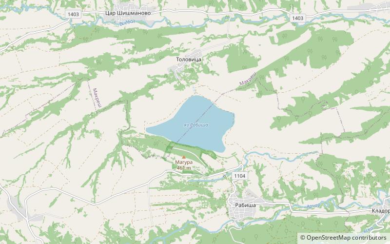 Lake Rabisha location map