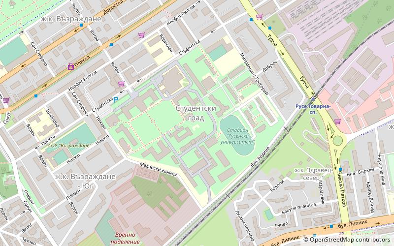 Universität Russe location map