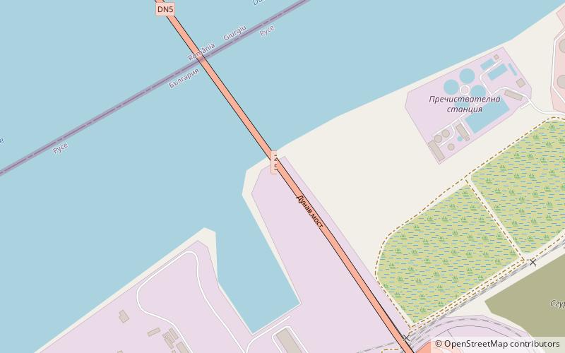Pont de l'amitié Roussé-Giurgiu location map