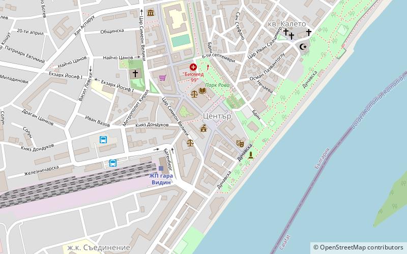 obsina vidin location map