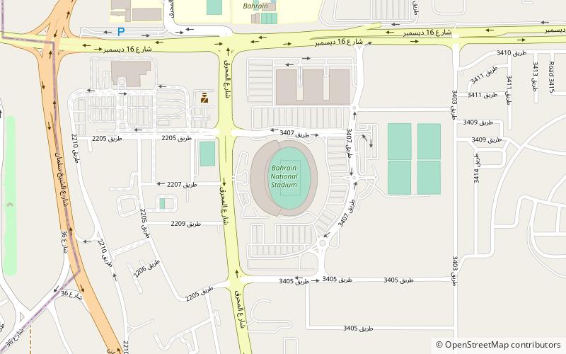 Stade national de Bahreïn location map